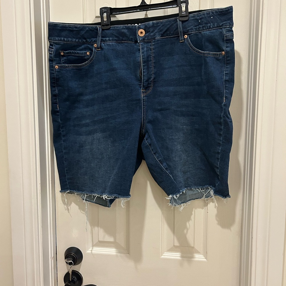 American Rag denim bermuda shirts with stretch 18W